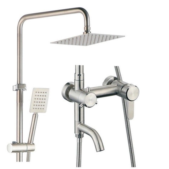 S20265 anti rust and black shower set from china